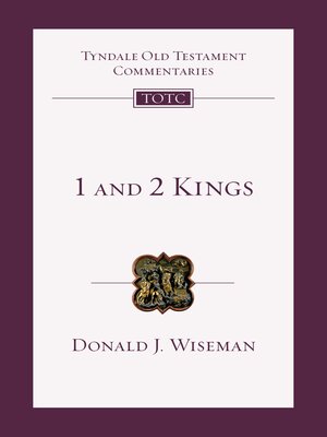 cover image of 1 and 2 Kings: an Introduction and Commentary